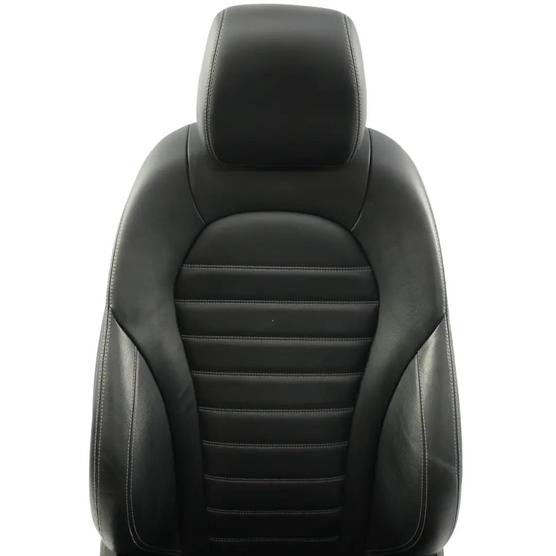 Mercedes C253 Asiento Delantero Calefactado Derecho Interior Cuero Negro - SKU A2059106112-6 - Número de pieza A2059106112