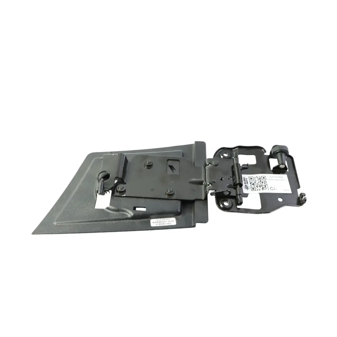 Folding Top Hinge Flap Cover Rear Right O/S to Mercedes A207 Cabrio with Part number A2077570606 Mercedes A207 Cabrio Folding Top Hinge Flap Cover Rear Right O/S - SKU A2077570606 - Part number A2077570606