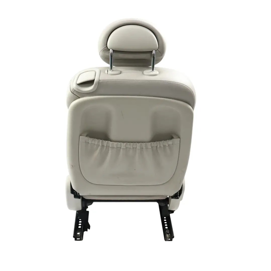 Mercedes A209 C209 Asiento Delantero Izquierdo Gris Cuero Nappa Semianilina - SKU A2099108347-1 - Número de pieza A2099108347