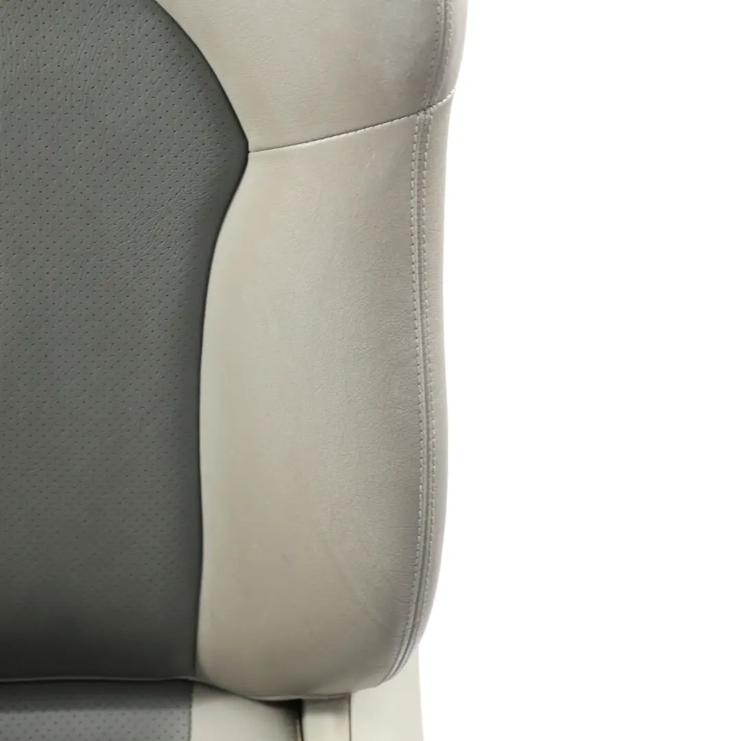 Mercedes A209 C209 Asiento Delantero Izquierdo Gris Cuero Nappa Semianilina - SKU A2099108347-1 - Número de pieza A2099108347