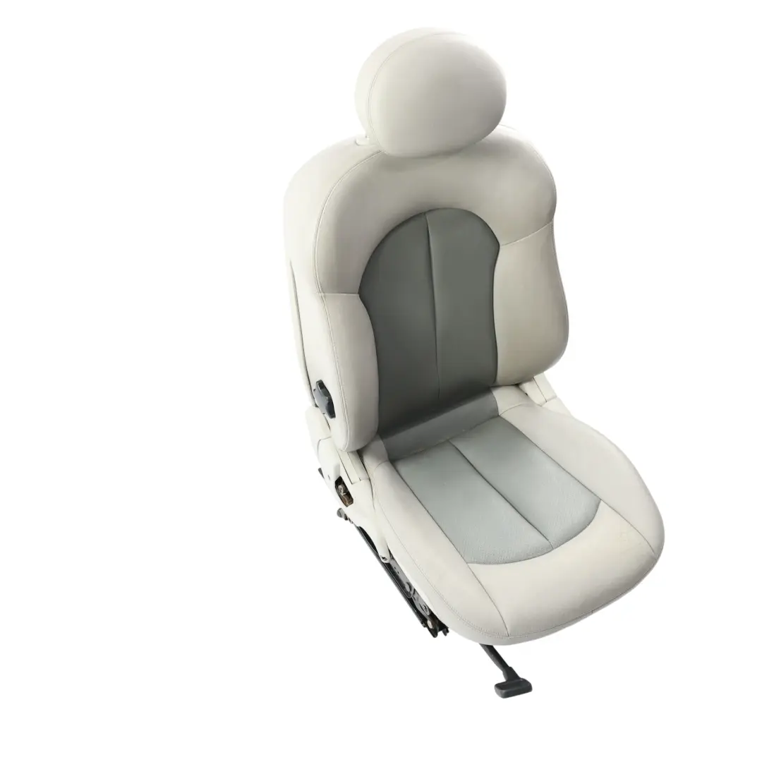 Mercedes A209 C209 Asiento Delantero Izquierdo Gris Cuero Nappa Semianilina - SKU A2099108347-1 - Número de pieza A2099108347