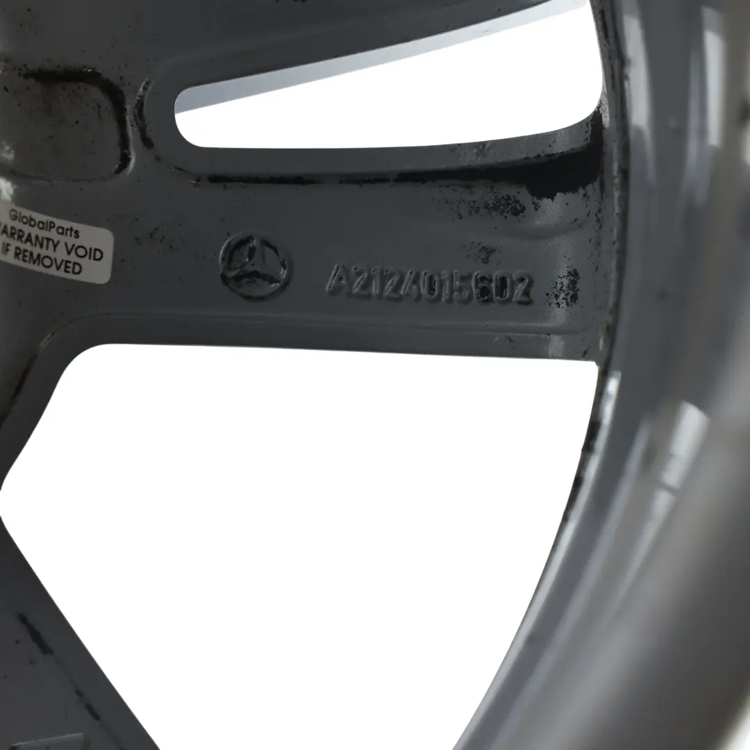 Mercedes W212 Alloy Wheel Rim 17" ET:48 8J 5 Double Spoke - SKU A2124015602-1 - Part number A2124015602