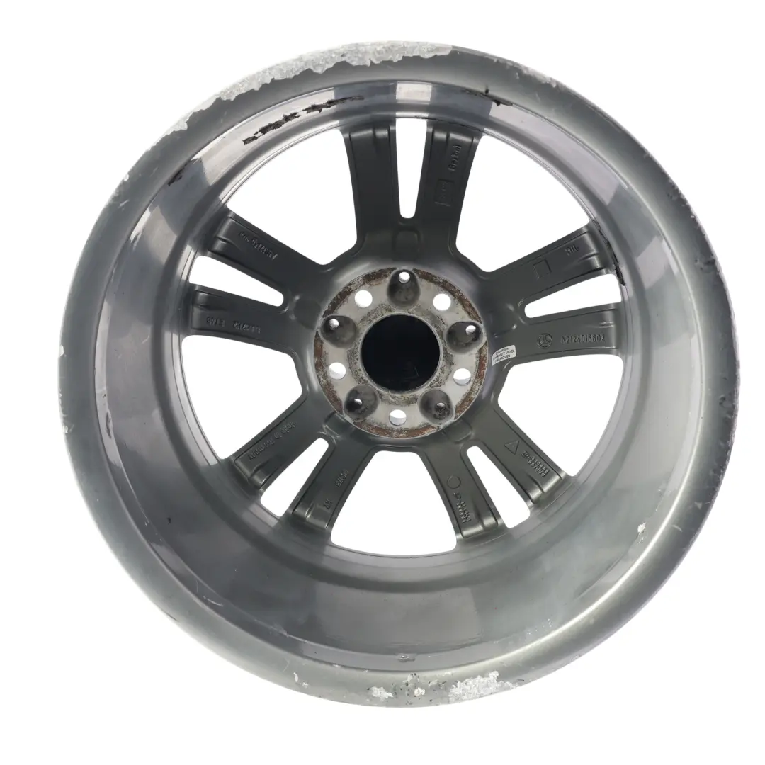 Mercedes W212 Alloy Wheel Rim 17" ET:48 8J 5 Double Spoke - SKU A2124015602-GY2 - Part number A2124015602