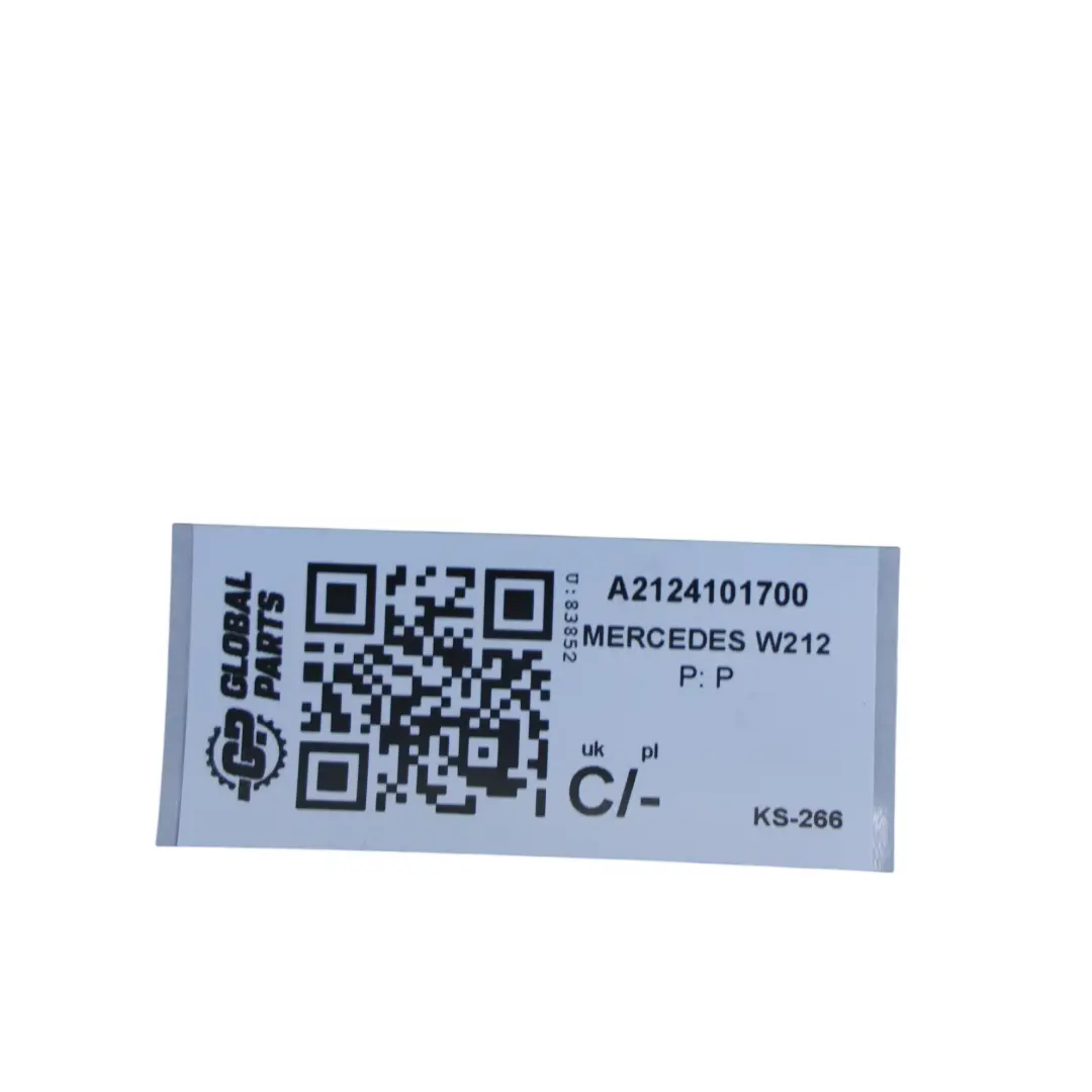 Cardán Árbol Transmisión para Mercedes W212 S212 con número de pieza A2124101700 Mercedes W212 S212 Cardán Árbol Transmisión - SKU A2124101700 - Número de pieza A2124101700