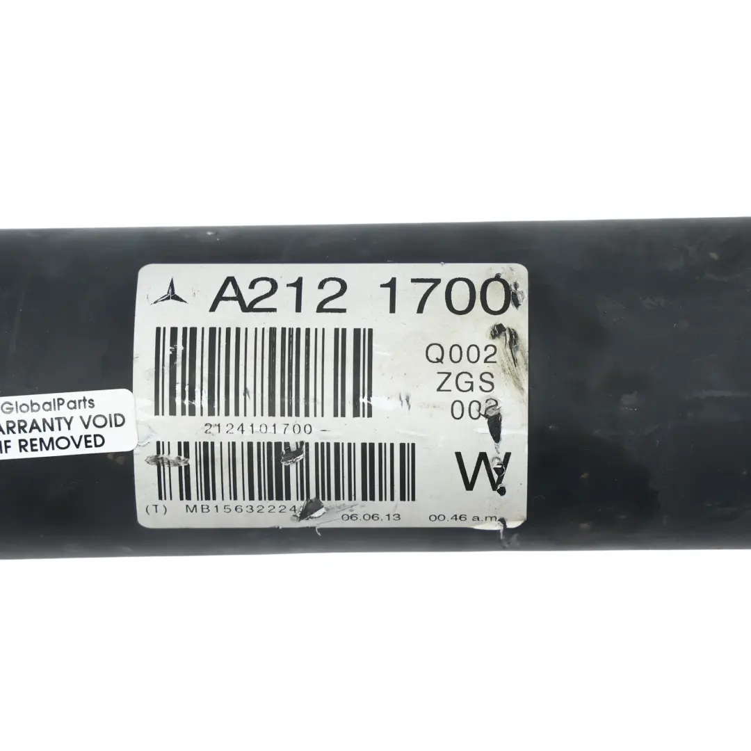 Mercedes W212 S212 Arbre de Transmission Cardan - SKU A2124101700 - Numéro de pièce A2124101700