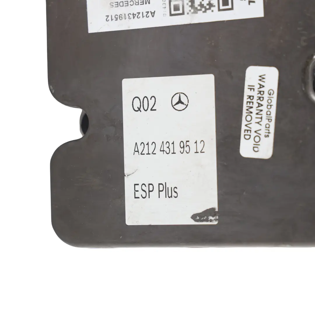 Pompa ABS Freni Centralina Modulo per Mercedes W212 con numero di parte A2124319512 Mercedes W212 Pompa ABS Freni Centralina Modulo - SKU A2124319512 - Numero di parte A2124319512