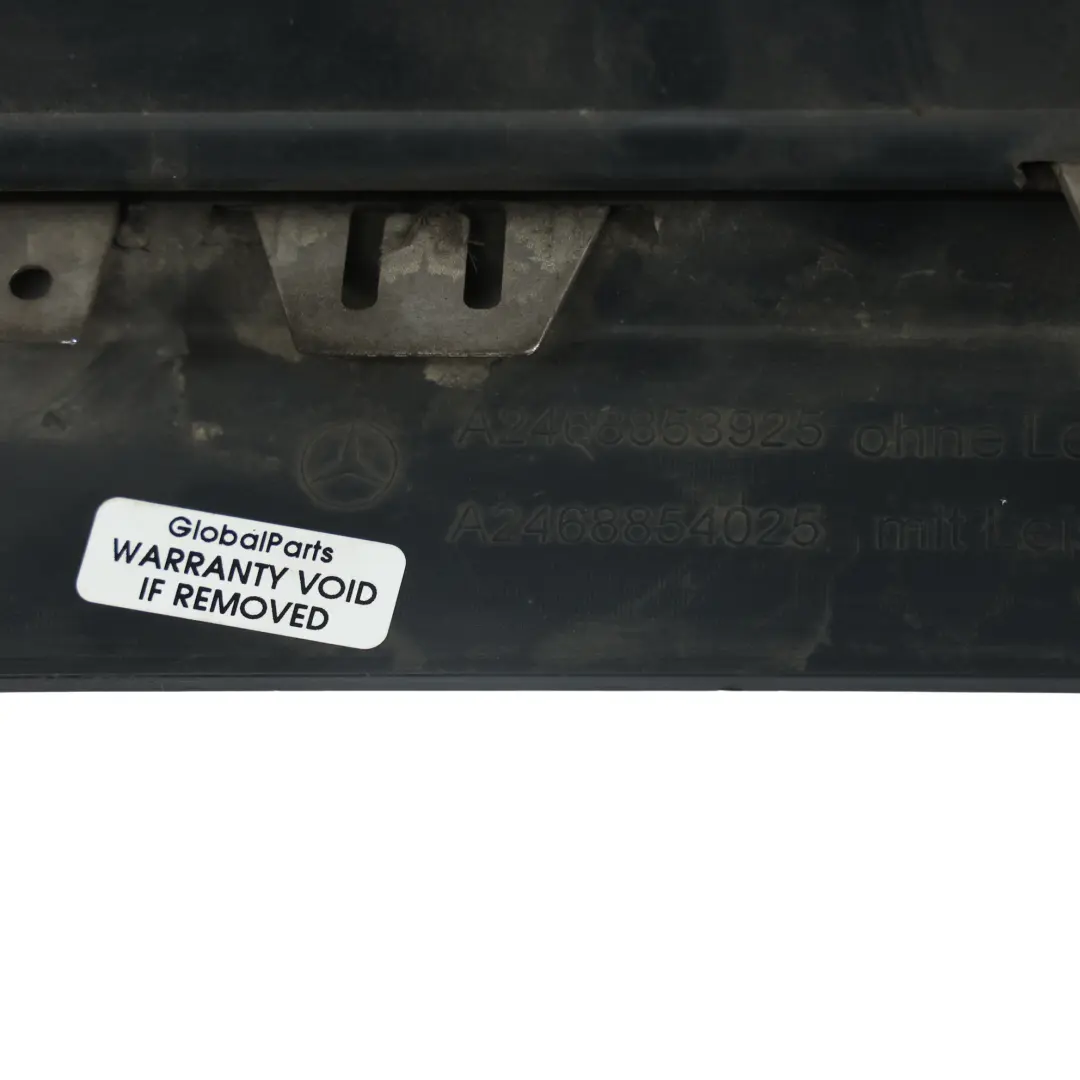  Mercedes-Benz W246 Dolna Dokładka Zderzaka Tył Czarny Chrom - SKU A2468854025 - Numer Części A2468854025