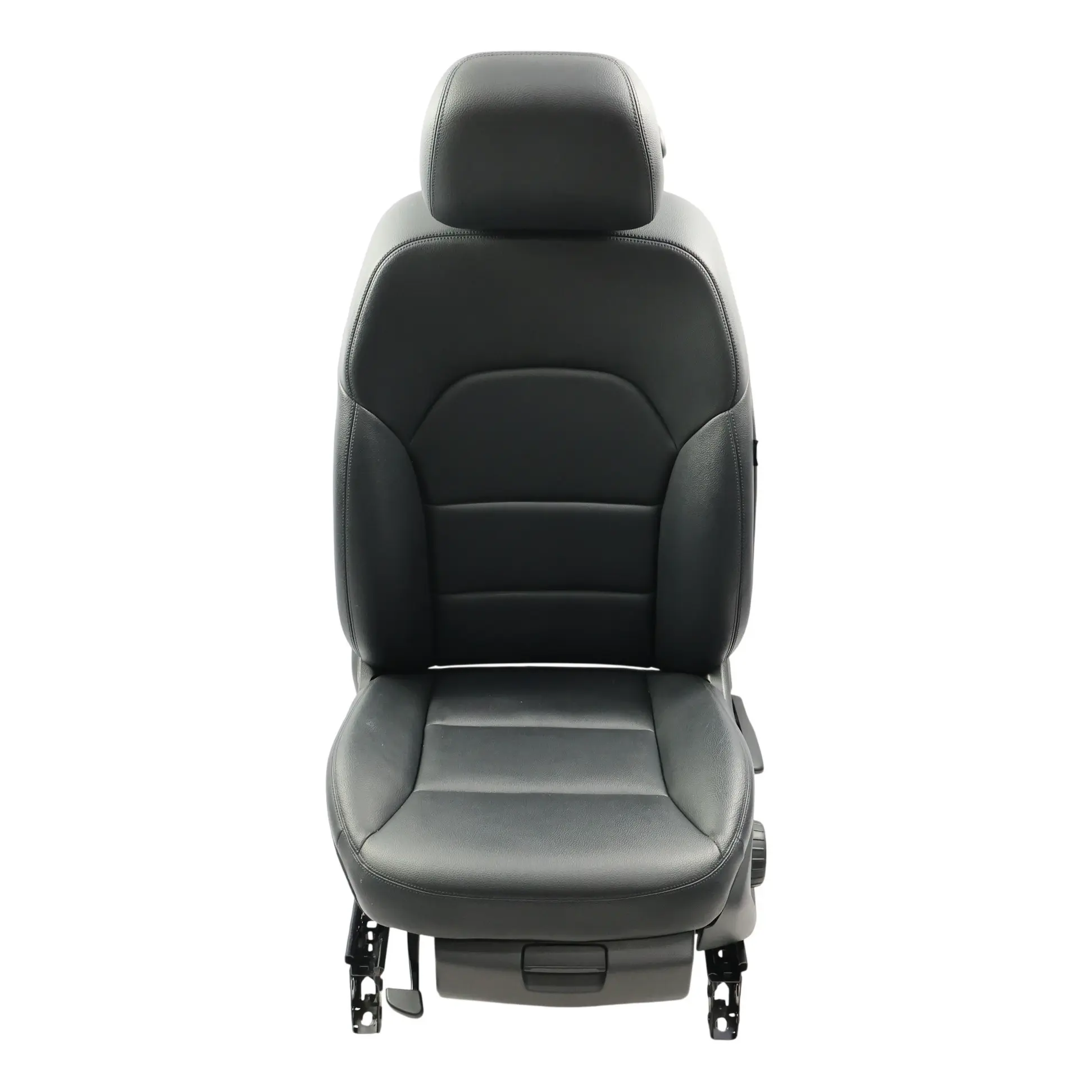 Mercedes W176 Vorder Sitz Links Interieur Kunst Leder Schwarz