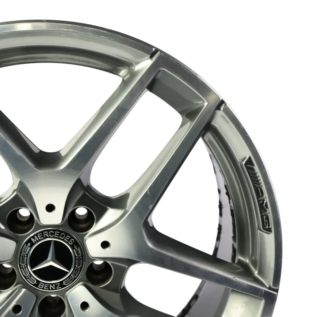 Rim Mercedes GLC X253 C253 Front Alloy AMG 19" 8J ET:38 to Wheel with Part number A2534011800 Wheel Rim Mercedes GLC X253 C253 Front Alloy AMG 19" 8J ET:38 - SKU A2534011800-GY1 - Part number A2534011800