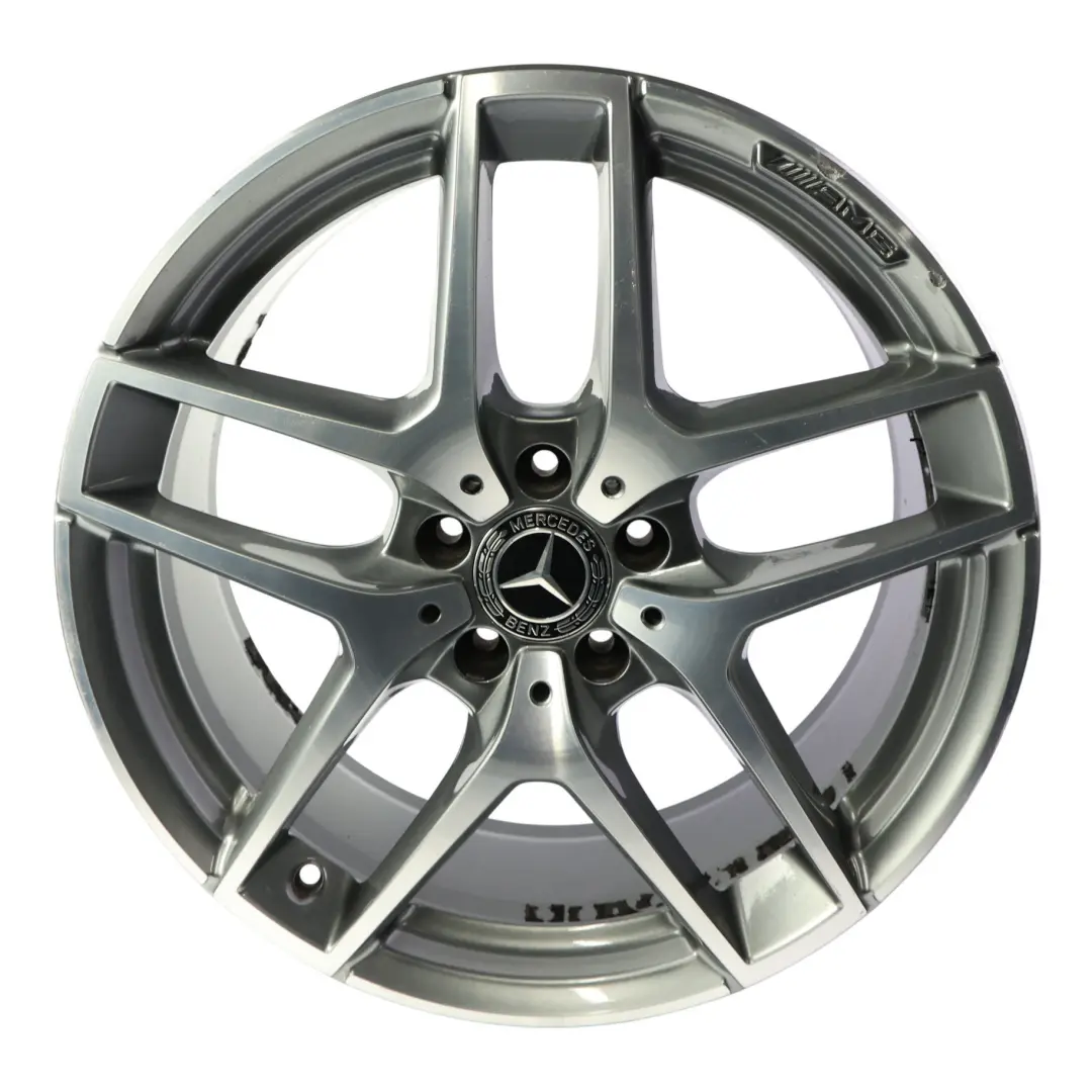 Rim Mercedes GLC X253 C253 Front Alloy AMG 19" 8J ET:38 to Wheel with Part number A2534011800 Wheel Rim Mercedes GLC X253 C253 Front Alloy AMG 19" 8J ET:38 - SKU A2534011800-GY2 - Part number A2534011800