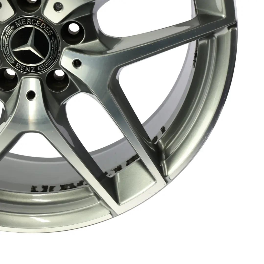 Wheel Rim Mercedes GLC X253 C253 Front Alloy AMG 19" 8J ET:38 - SKU A2534011800-GY2 - Part number A2534011800