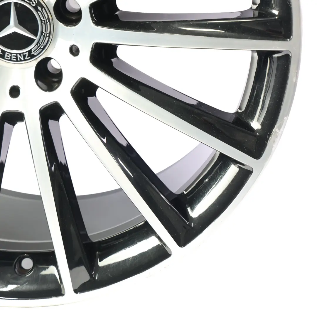 Mercedes W253 AMG Hinten Alufelge Zweifarbig 20" 9.5J ET:22 - SKU A2534012700-BLK1 - Teilenummer A2534012700