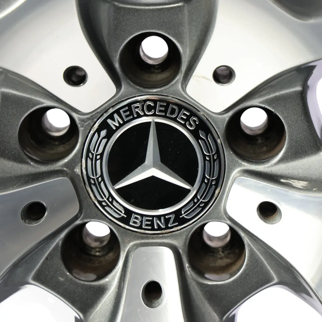 Alloy Wheel Rim Grey 19" 9J ET:20 to Mercedes GLC C253 X253 Rear with Part number A2534013100 Mercedes GLC C253 X253 Rear Alloy Wheel Rim Grey 19" 9J ET:20 - SKU A2534013100-GY2 - Part number A2534013100