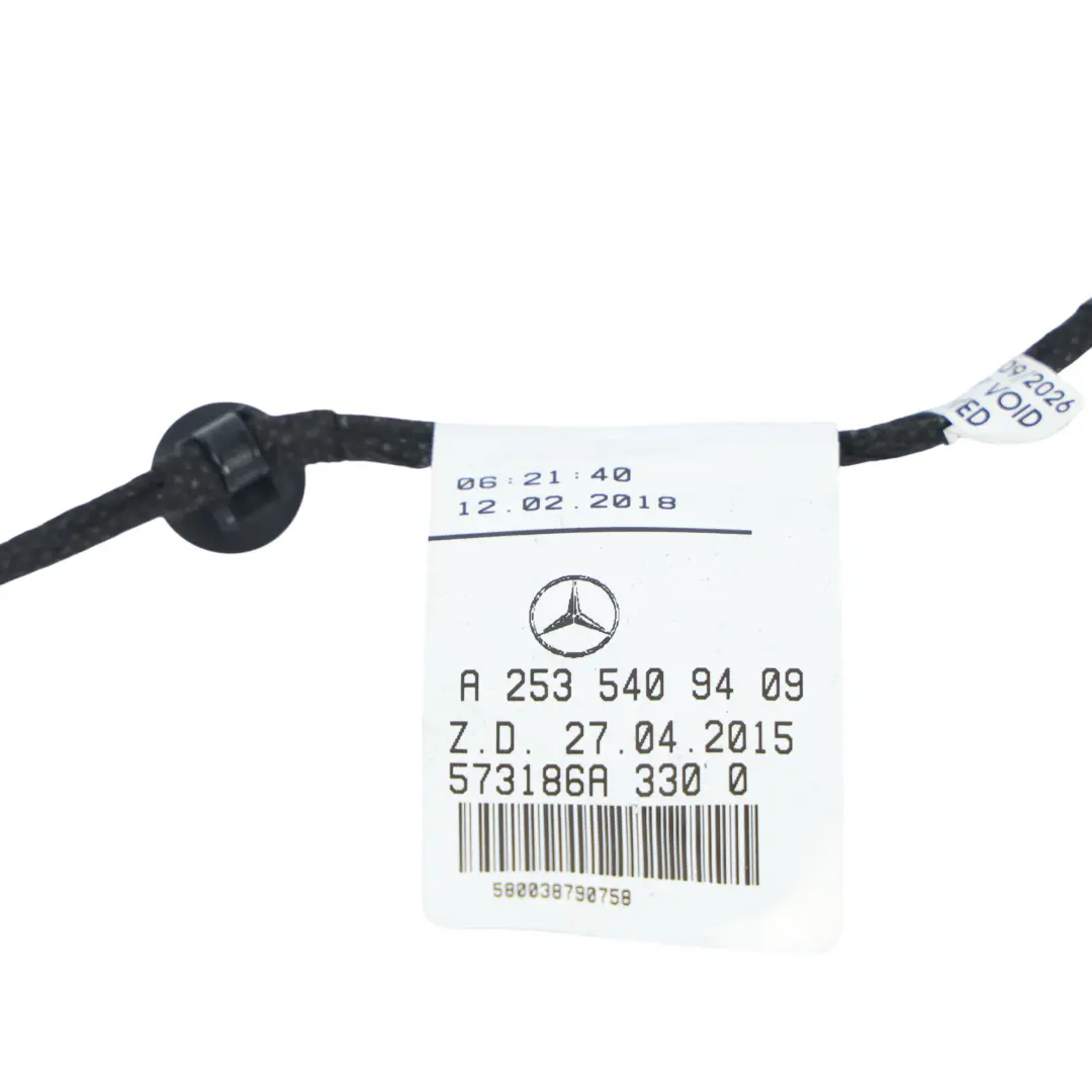 Mercedes W205 X253 Cablaggio Porta Posteriore Sinistra - SKU A2535409409 - Numero di parte A2535409409