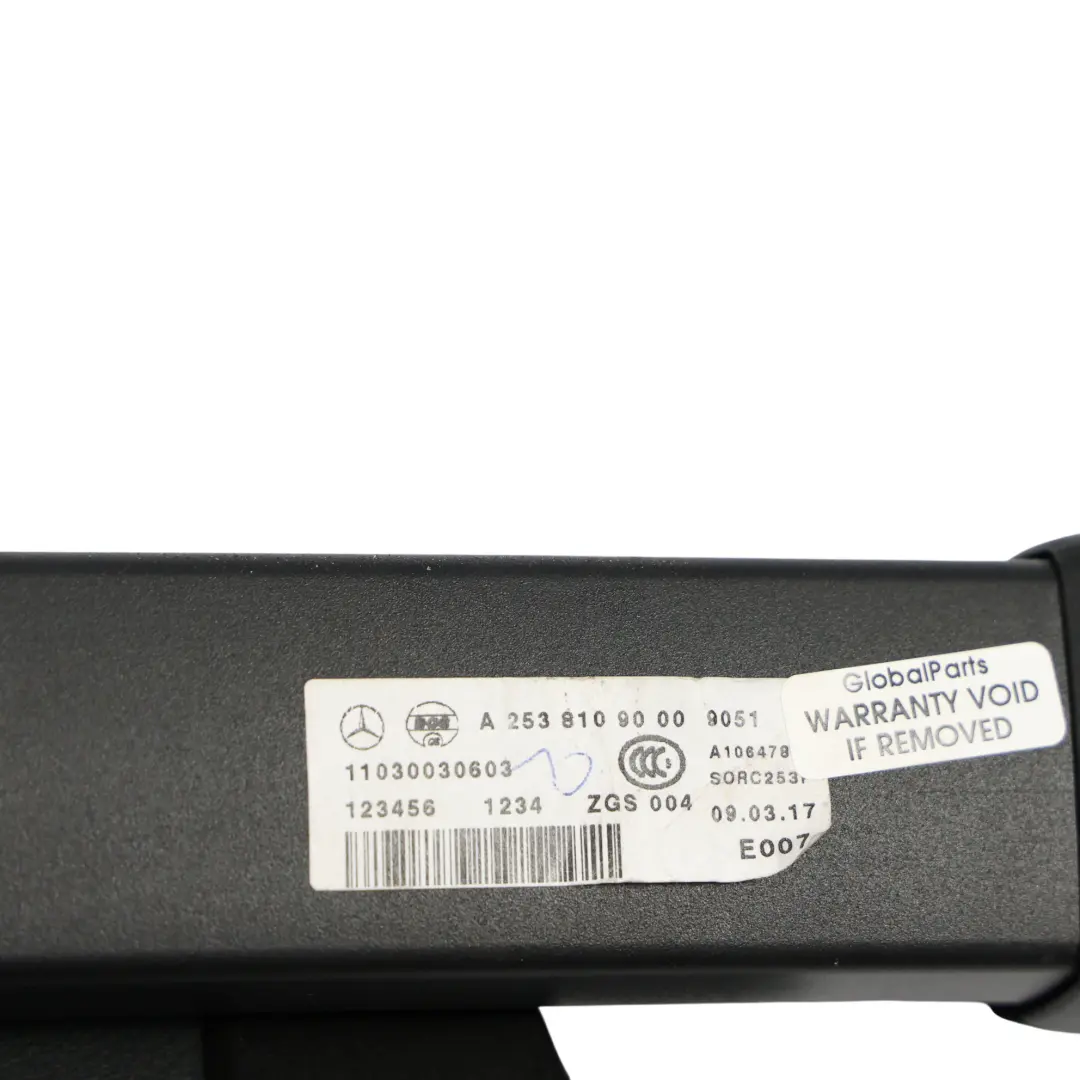 Parcel Shelf Boot Roller Blind Load Cover Black to Mercedes C253 Rear with Part number A2538109000 Mercedes C253 Rear Parcel Shelf Boot Roller Blind Load Cover Black - SKU A2538109000 - Part number A2538109000