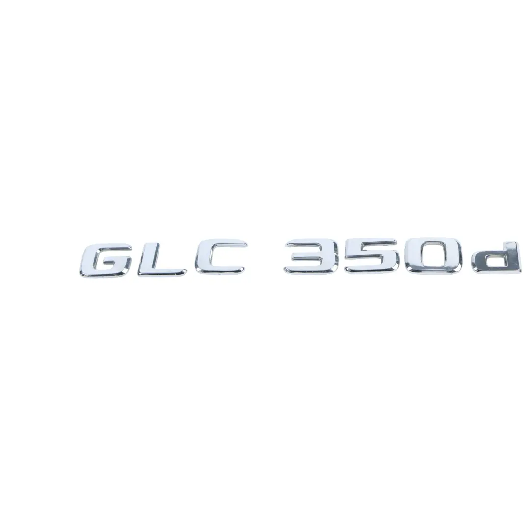 Mercedes X253 Rear Boot Lid Back Door Trunk Emblem Chrome GLC 350d - SKU A2538172000 - Part number A2538172000