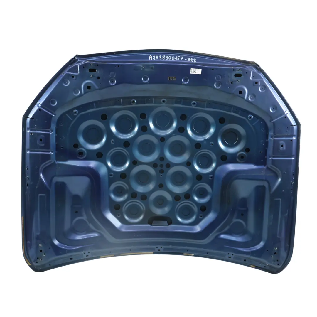 Mercedes W253 Hood Bonnet Aluminium Engine Cover Brilliant Blue Metallic - 896 - SKU A2538800157-BRB - Part number A2538800157