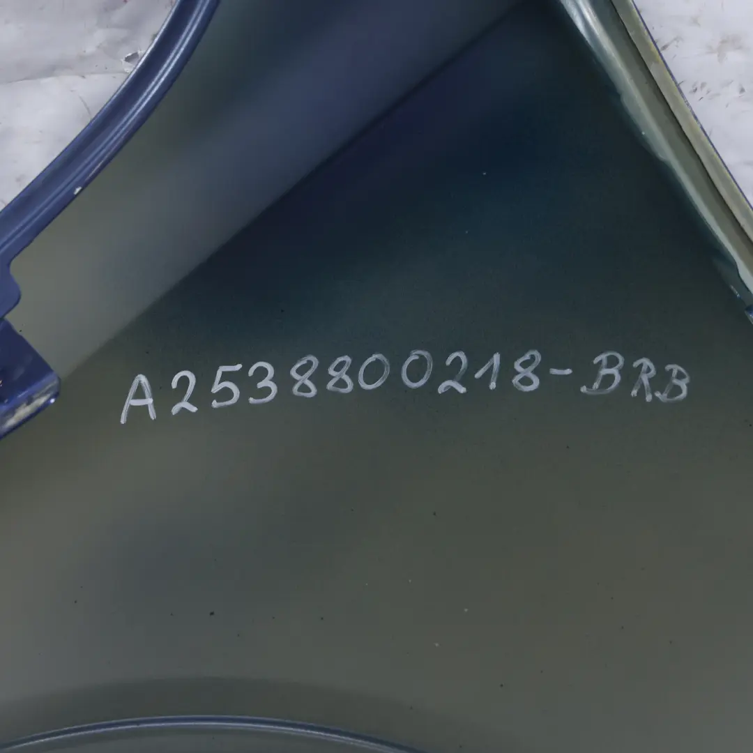 Mercedes W253 Side Panel Wing Fender Front Right O/S Brilliant Blue Metallic 896 - SKU A2538800218-BRB - Part number A2538800218