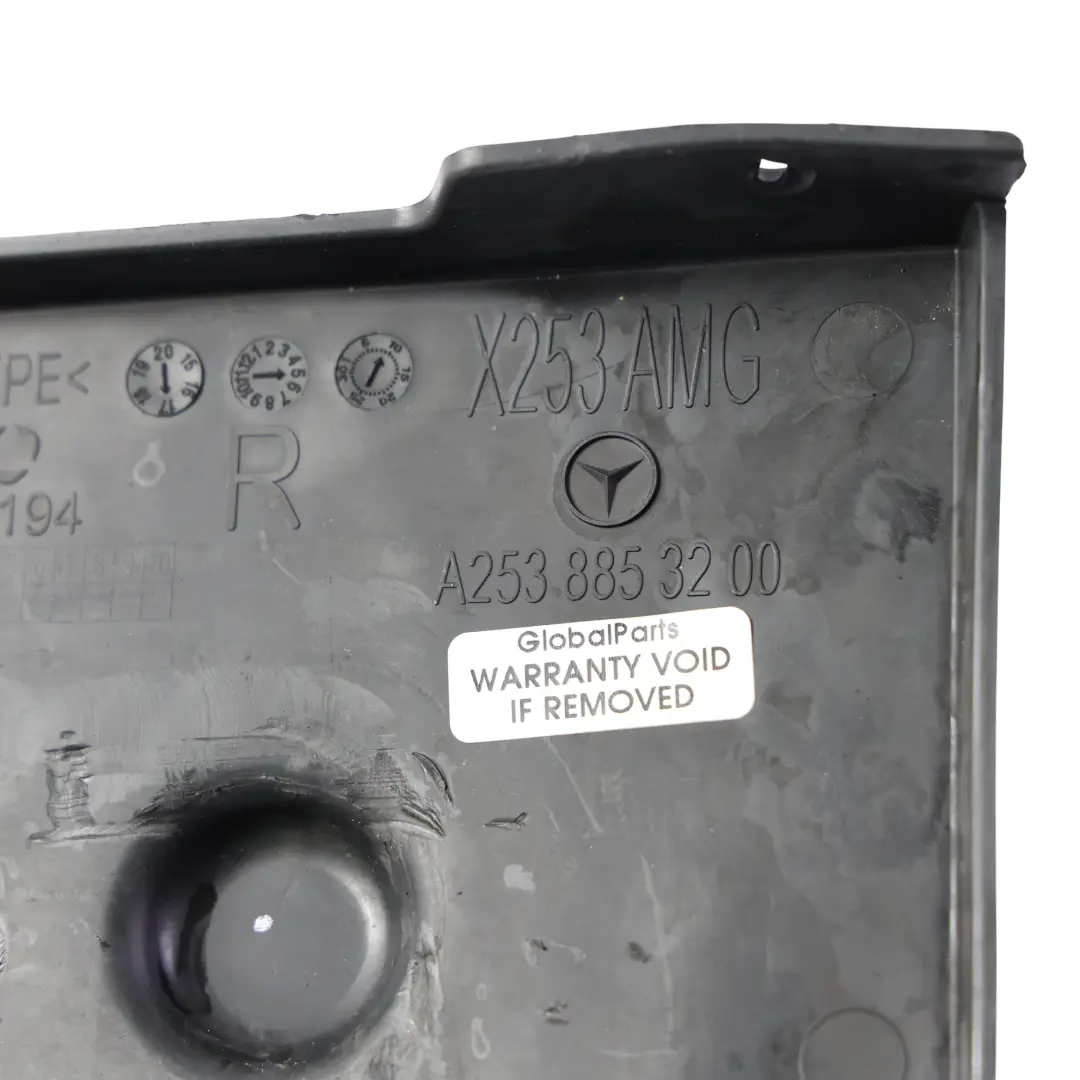 Mercedes GLC X253 C253 AMG Deflector Aire Paragolpes Delantero Derecho A25388532 - SKU A2538853200 - Número de pieza A2538853200