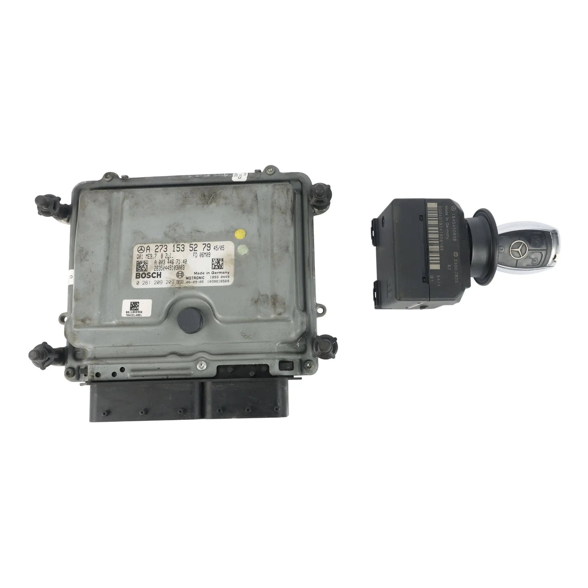 Mercedes X164 Unidad Control Motor 5.5 Gasolina 387HP Automático A2731535279 Kit