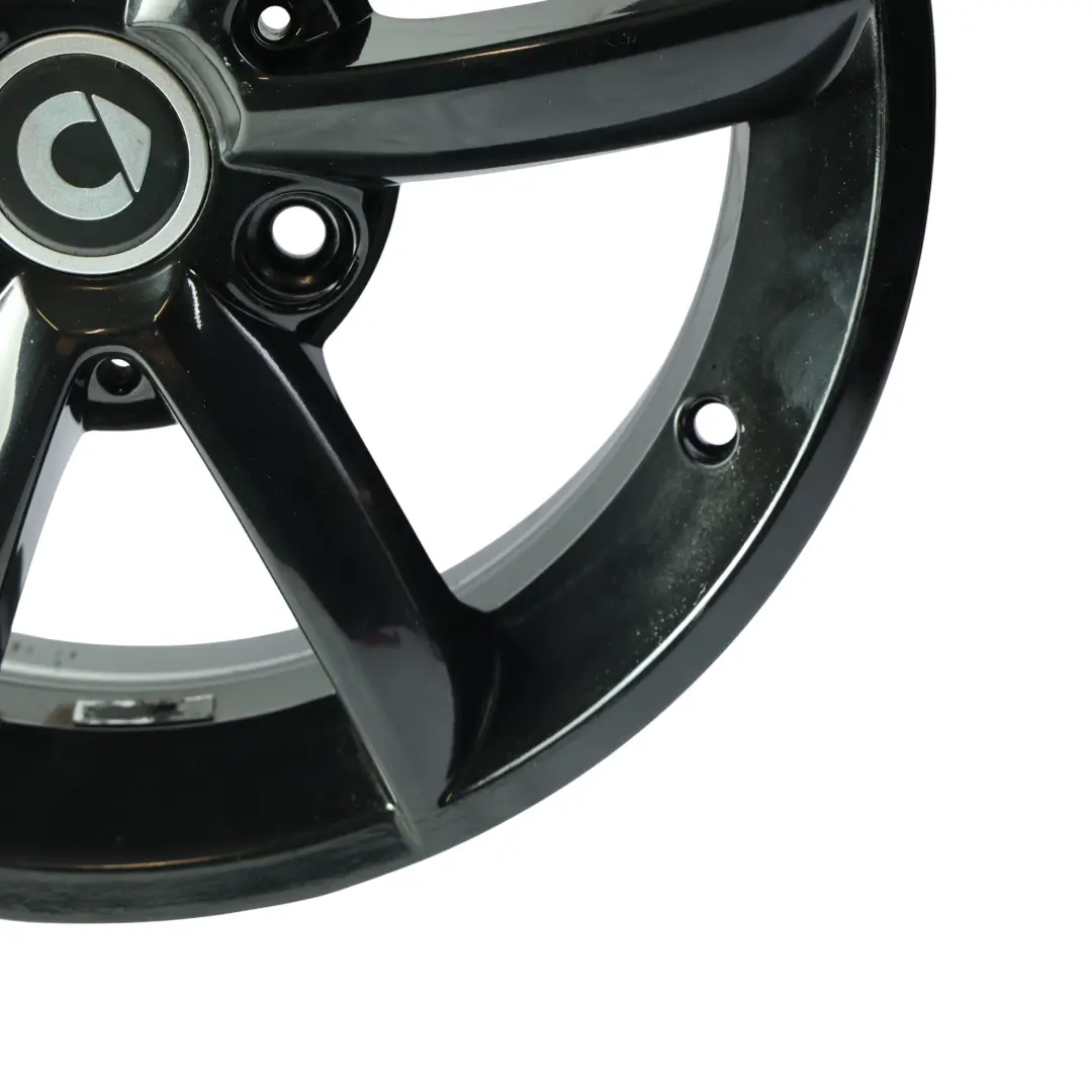 Smart Fortwo 451 Alloy Wheel Rim Black 15" 5J ET:34 - SKU A4514013102-1 - Part number A4514013102