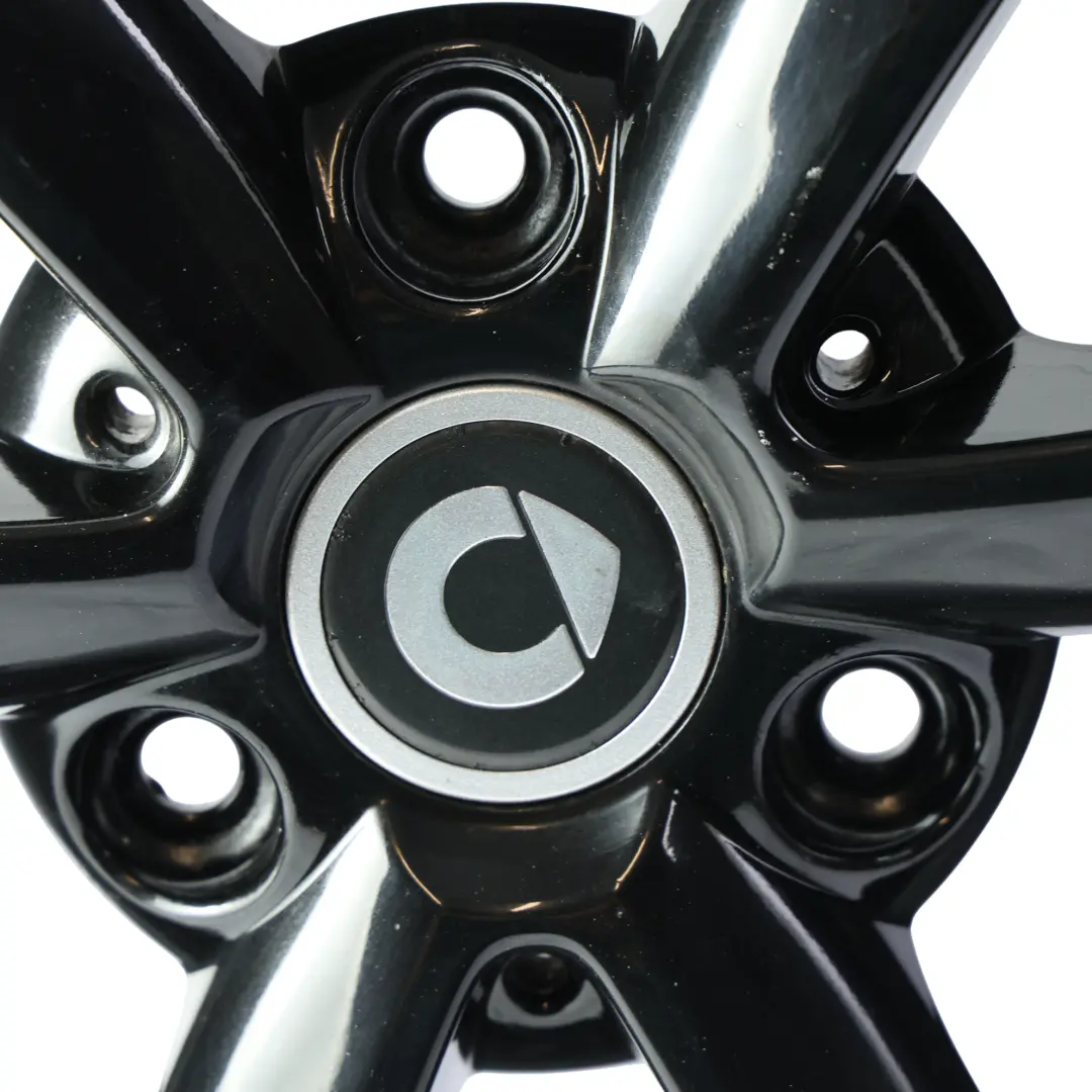Leichtmetallfelge Schwarz 15" 5J ET:34 für Smart Fortwo 451 mit Teilenummer A4514013102 Smart Fortwo 451 Leichtmetallfelge Schwarz 15" 5J ET:34 - SKU A4514013102-1 - Teilenummer A4514013102