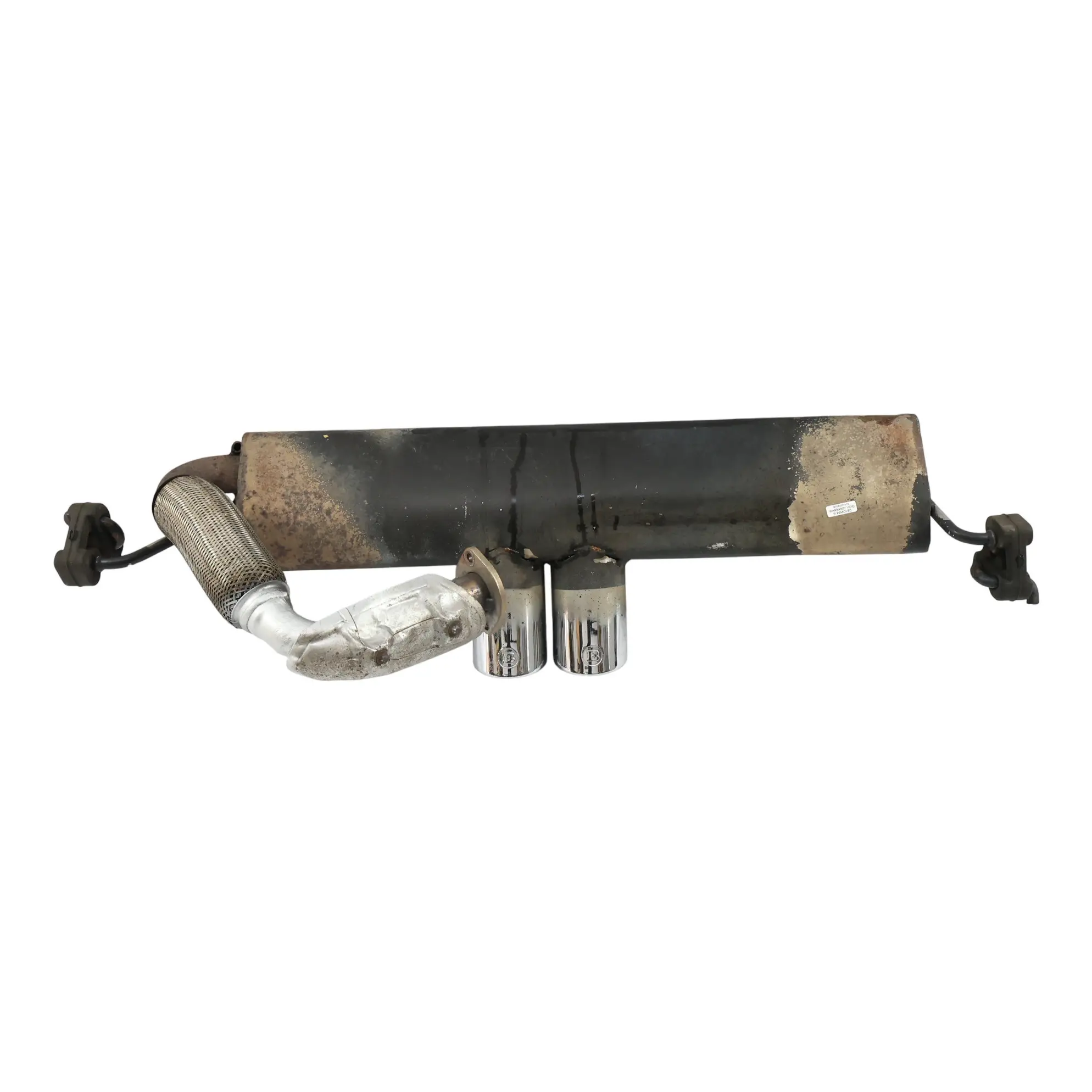 Smart Fortwo 451 Brabus Silenciador Trasero Sistema Escape A4514901881