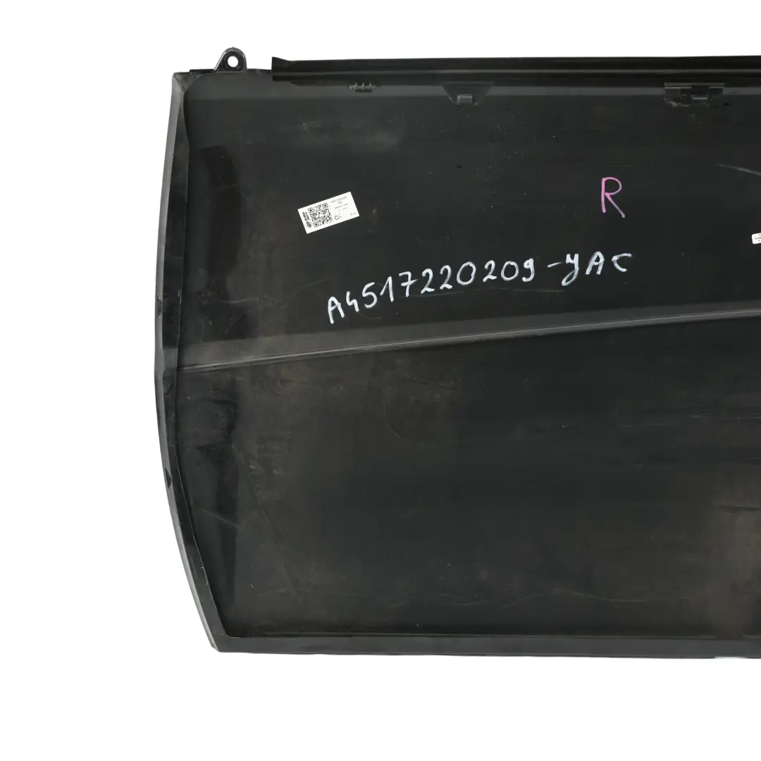 Panel Revestimiento Puerta Delantera Derecha Gato Negro ECA para Smart Fortwo 451 con número de pieza A4517220209 Smart Fortwo 451 Panel Revestimiento Puerta Delantera Derecha Gato Negro ECA - SKU A4517220209-JAC - Número de pieza A4517220209