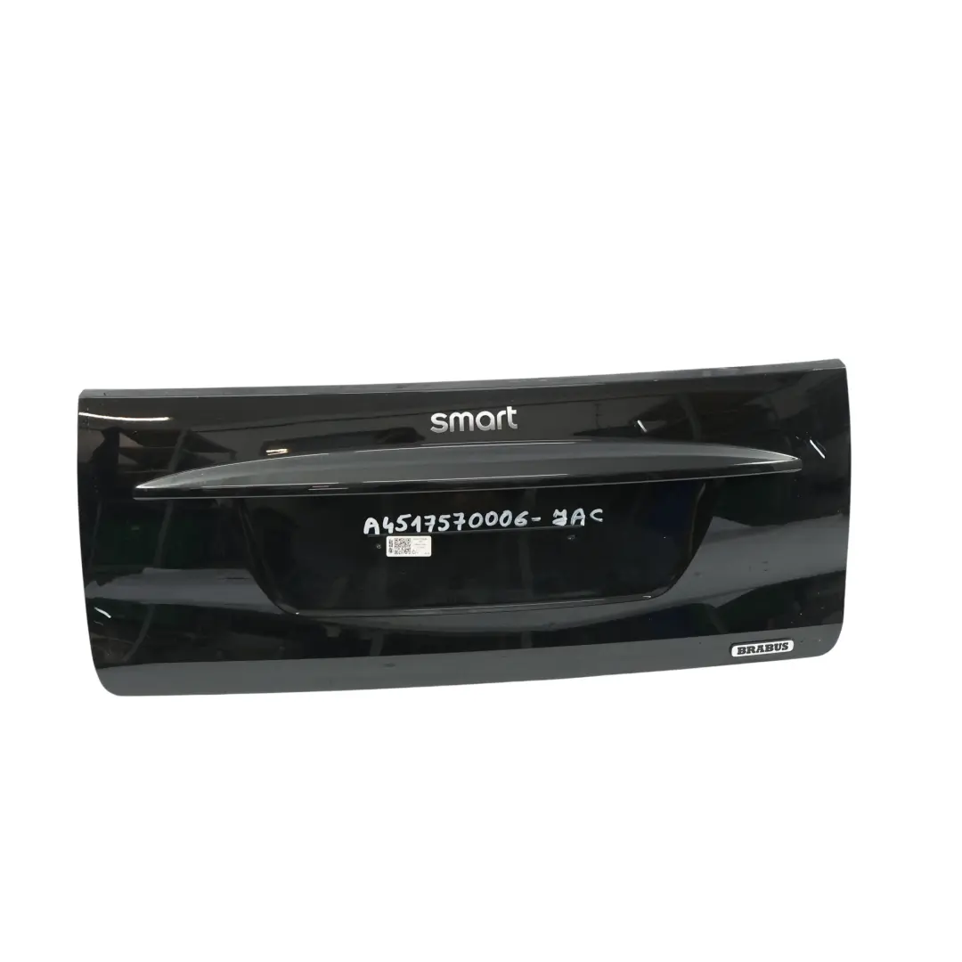 Smart Fortwo 451 Boot Tailgate Trunk Lid Rear Cover Jack Black - ECA - SKU A4517570006-JAC - Part number A4517570006