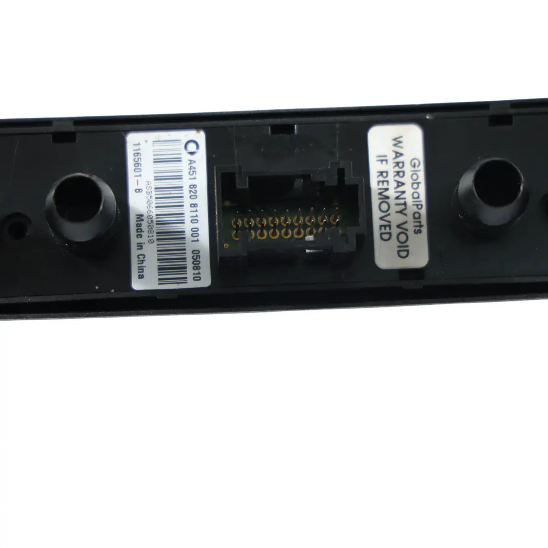 Smart C451 Konsola Środkowa Włącznik Świateł Awaryjnych Panel - SKU A4518208110 - Numer Części A4518208110