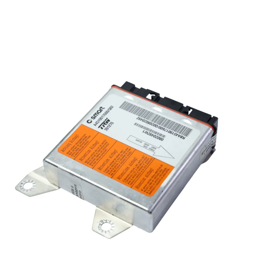 Bag Control Module Unit ECU to Smart Fortwo 451 Air with Part number A4519017600 Smart Fortwo 451 Air Bag Control Module Unit ECU - SKU A4519017600 - Part number A4519017600