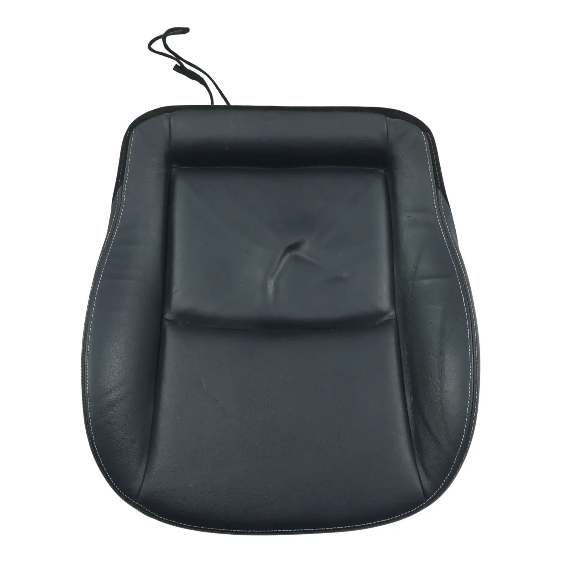 Smart Fortwo 451 Brabus Front Passenger Seat Cushion Cover Heated Black Leather