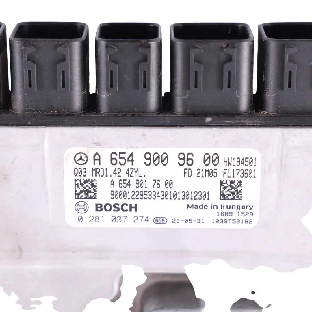 Mercedes W177 Engine Control Unit ECU 2.0 Diesel 150HP Automatic Kit - SKU A6549009600-2 - Part number A6549009600