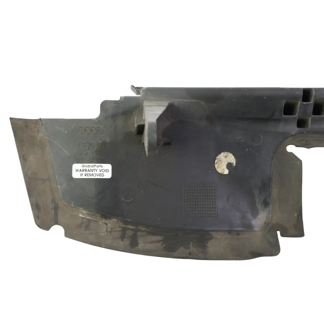 Audi A3 8P Conduit Air Guide Garniture Cache Panneau Gauche - SKU 8P3121283A - Numéro de pièce 8P3121283A