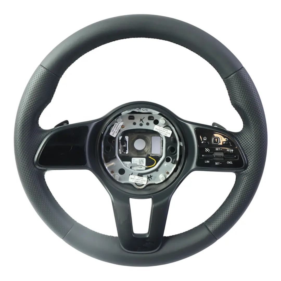  Steering Wheel Mercedes W907 W910 NEW Black Leather Multifunction - SKU A9074604203-2 - Part number A9074604203