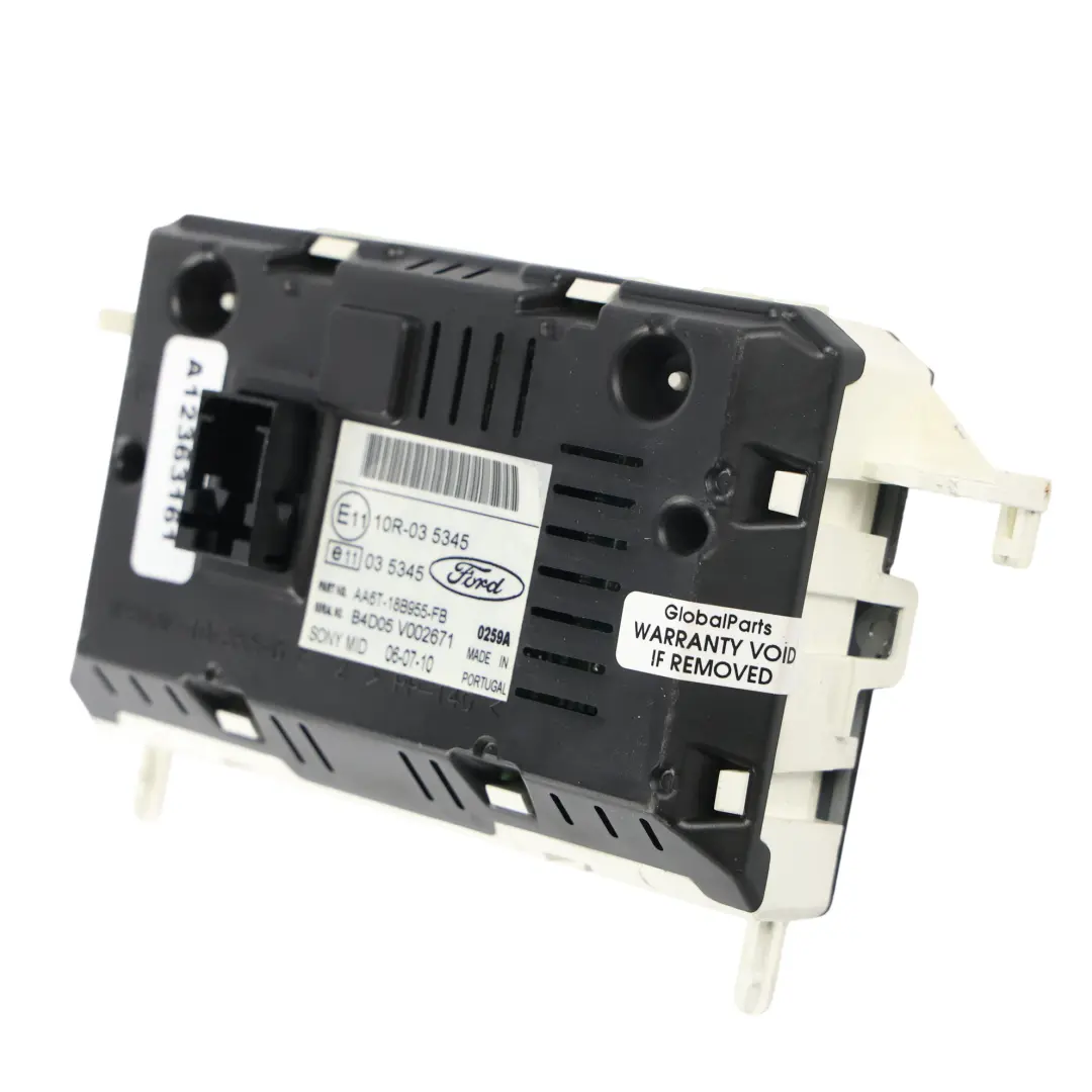 Wyświetlacz Multimedialny 1.6 TDCI Diesel do Ford Fiesta Mk7 o numerze AA6T-18B955-FB Ford Fiesta Mk7 Wyświetlacz Multimedialny 1.6 TDCI Diesel - SKU AA6T-18B955-FB - Numer Części AA6T-18B955-FB