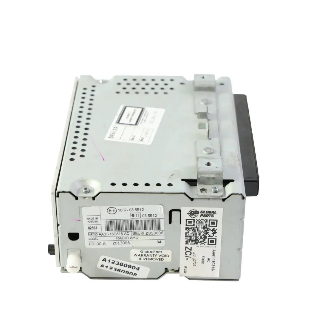 Ford Fiesta Mk7 Autoradio Lecteur CD Unité Multimédia - SKU AA6T-18C815-AC - Numéro de pièce AA6T-18C815-AC
