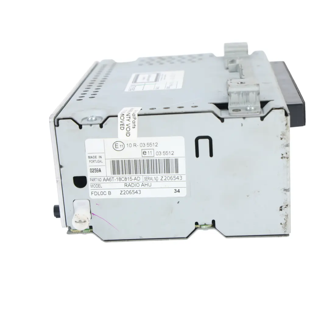 Radio Stereo CD Player Head Unit Multimedia to Ford Fiesta Mk7 with Part number AA6T-18C815-AD Ford Fiesta Mk7 Radio Stereo CD Player Head Unit Multimedia - SKU AA6T-18C815-AD - Part number AA6T-18C815-AD