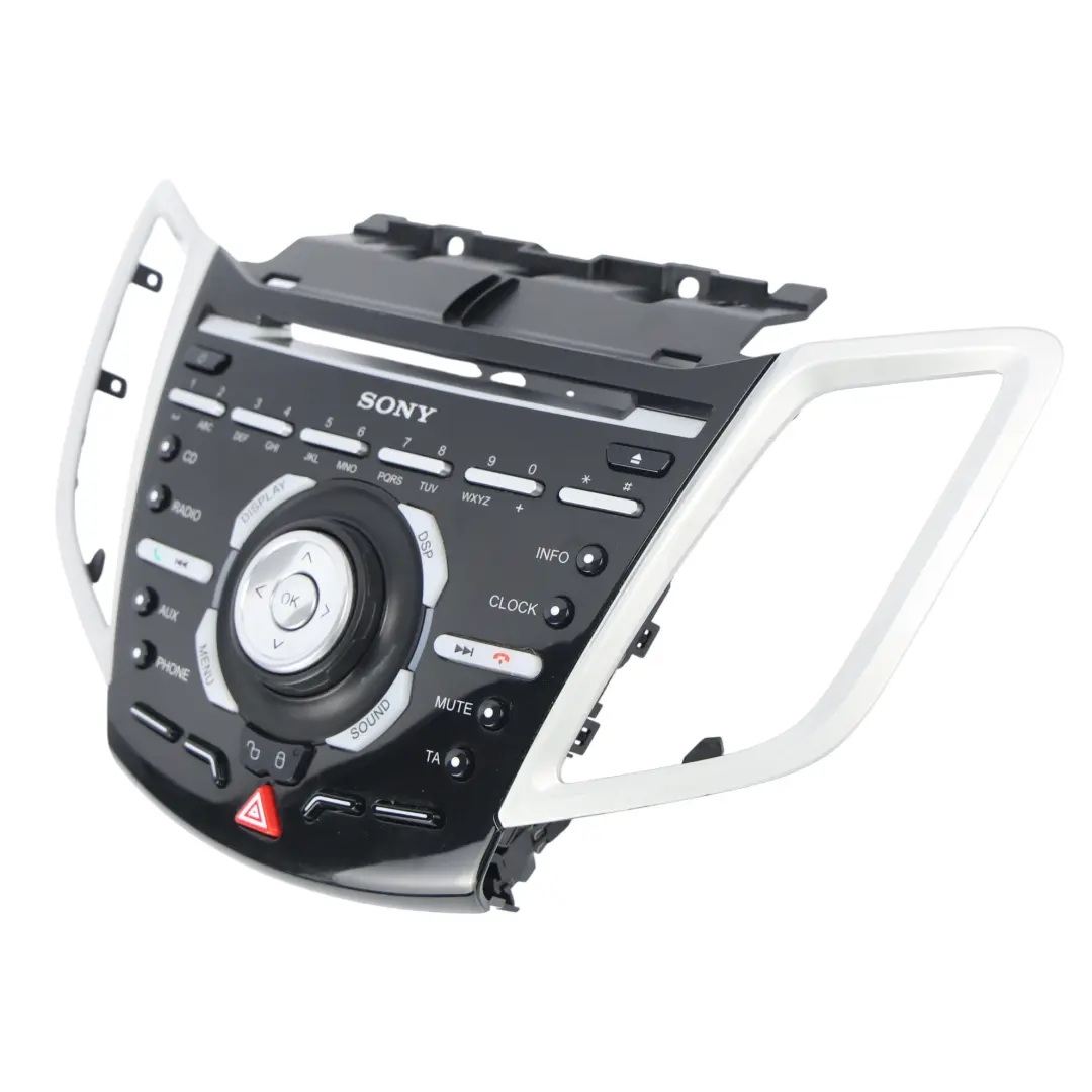 Ford Fiesta Mk7 Center Console Switch Radion Control Panel - SKU AA6T-18K811-AD38QA - Part number AA6T-18K811-AD38QA