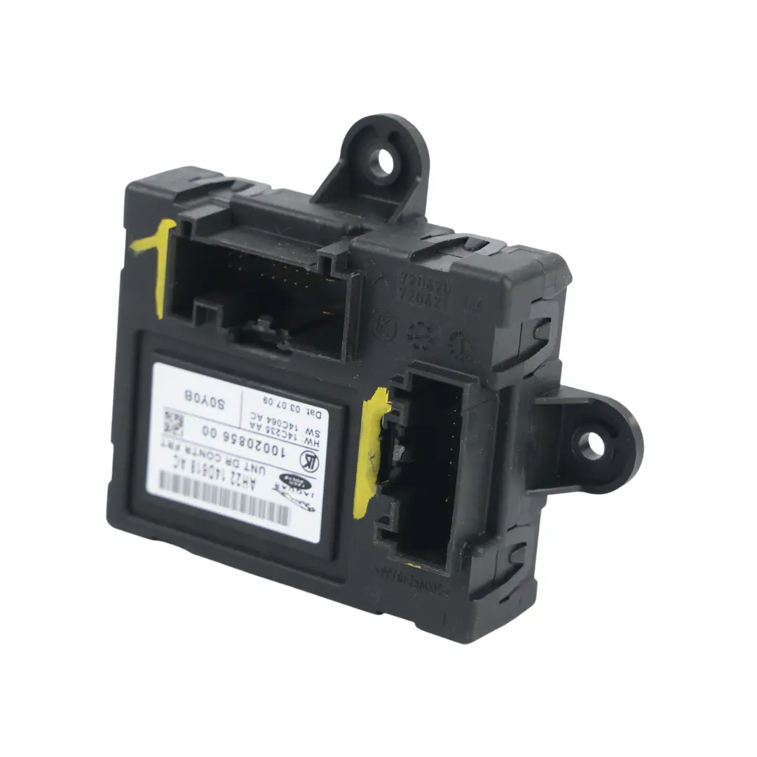 Range Rover Sport L320 Module Commande Porte Avant Conducteur ECU - SKU AH22-14D618-AC - Numéro de pièce AH22-14D618-AC