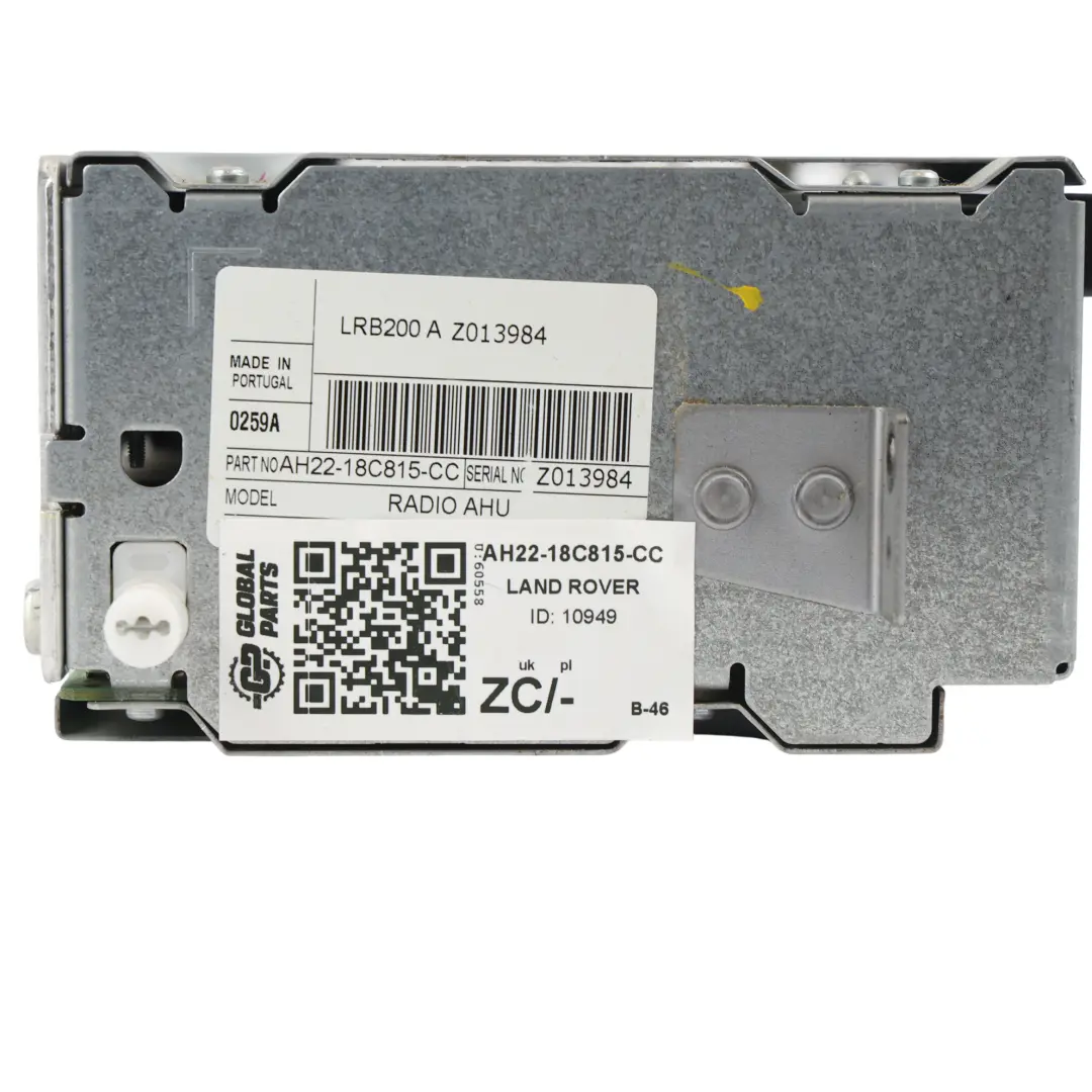 Land Rover Discovery 4 L319 Radio CD Sat Nav Head Unit Stereo - SKU AH22-18C815-CC - Part number AH22-18C815-CC