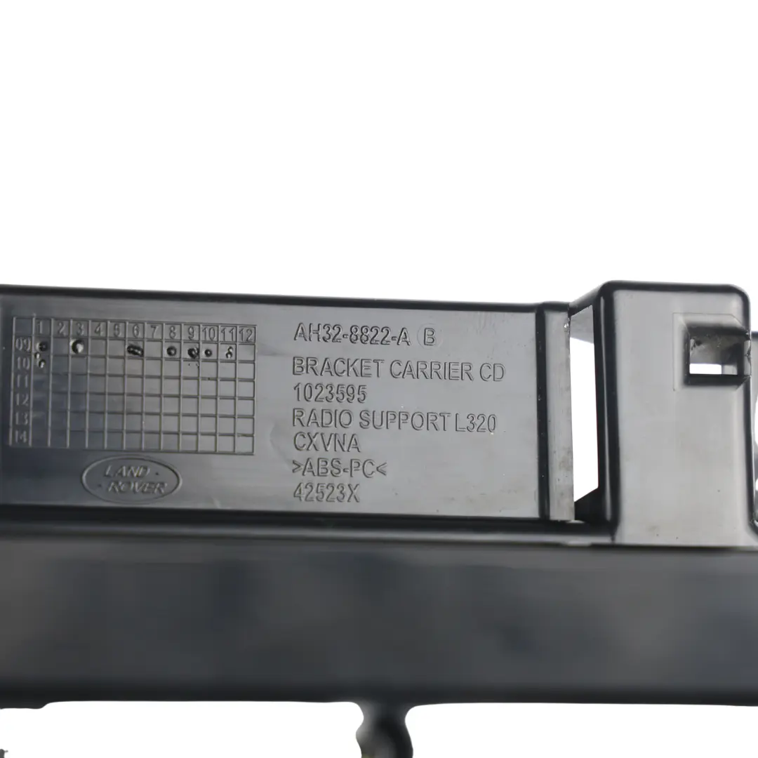 Supporto Staffa Autoradio Cornice per Land Rover Sport L320 con numero di parte AH32-8822-AB Land Rover Sport L320 Supporto Staffa Autoradio Cornice - SKU AH32-8822-AB - Numero di parte AH32-8822-AB