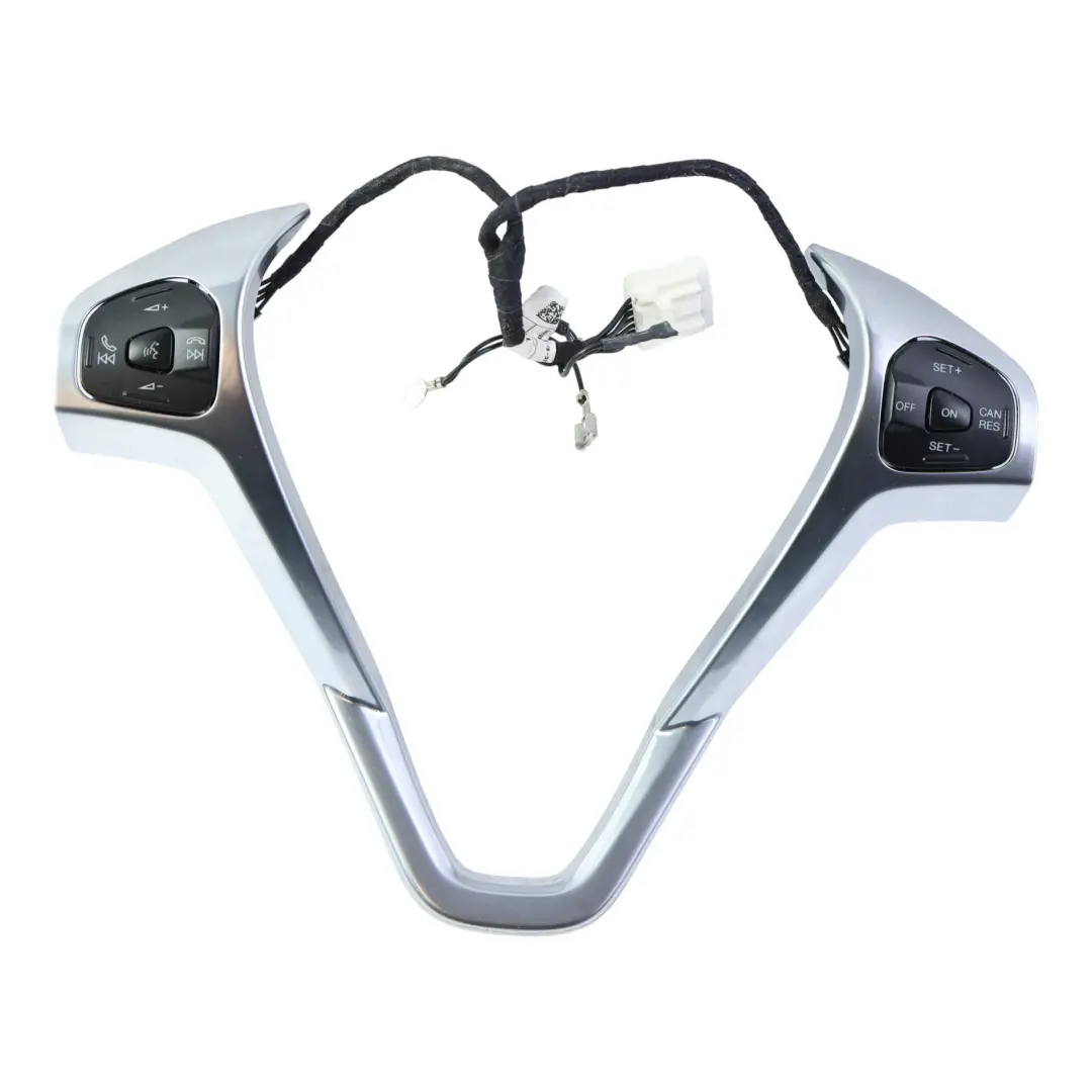 Embellecedor Botones Volante Cromado para Ford Fiesta Mk7 con número de pieza AV1T-14K147-AA Ford Fiesta Mk7 Embellecedor Botones Volante Cromado - SKU AV1T-14K147-AA-3 - Número de pieza AV1T-14K147-AA