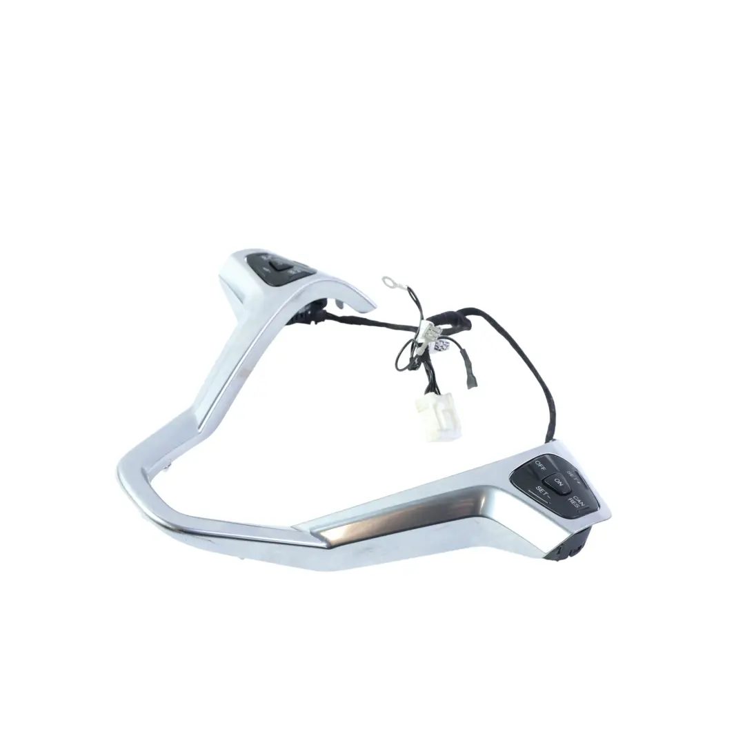 Ford Fiesta Mk7 Volante Pulsanti Cornice Rivestimento Cromato - SKU AV1T-14K147-AA-3 - Numero di parte AV1T-14K147-AA