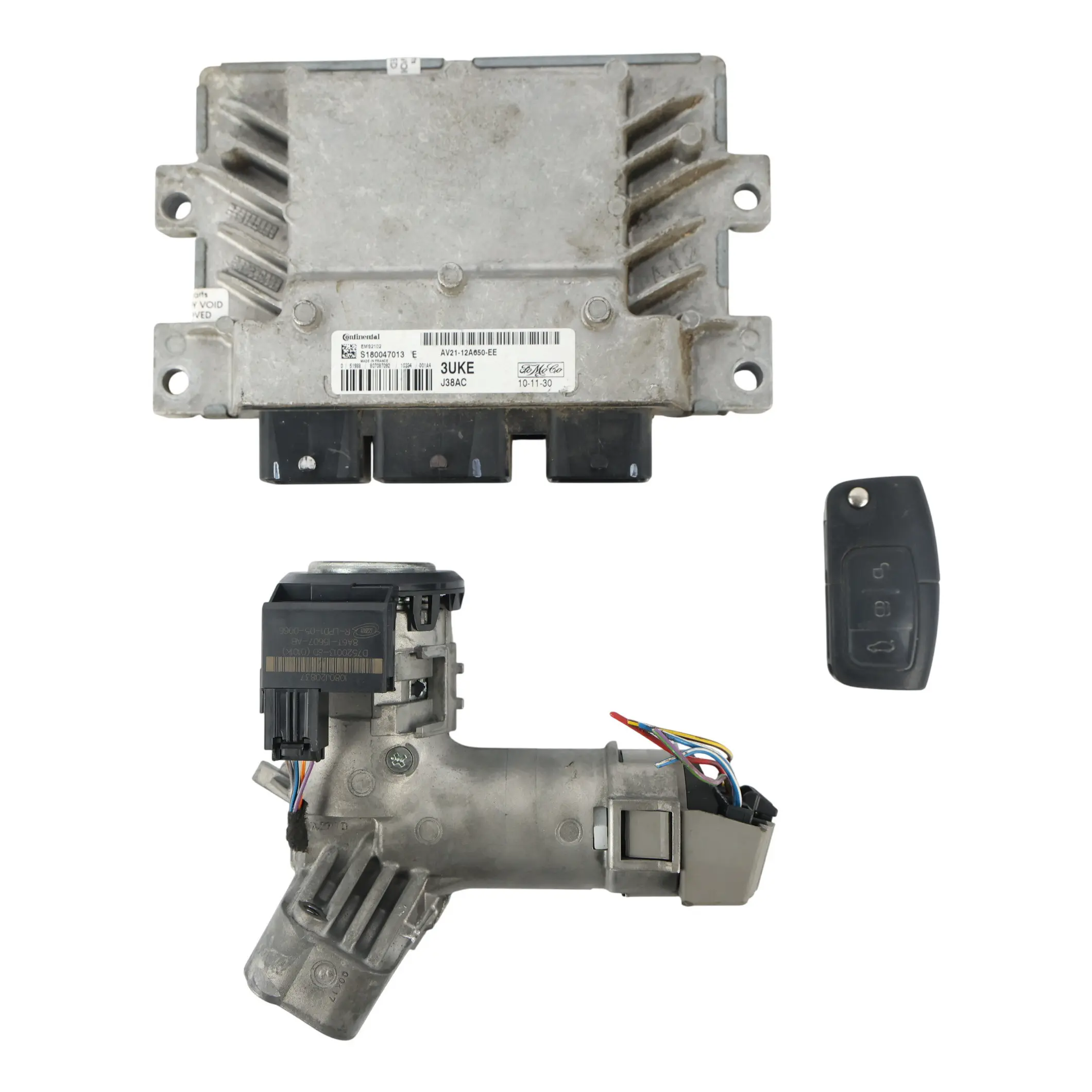 Ford Fiesta Mk7 Engine Control ECU 1.4 Petrol SPJC 97HP Manual AV21-12A650-EE
