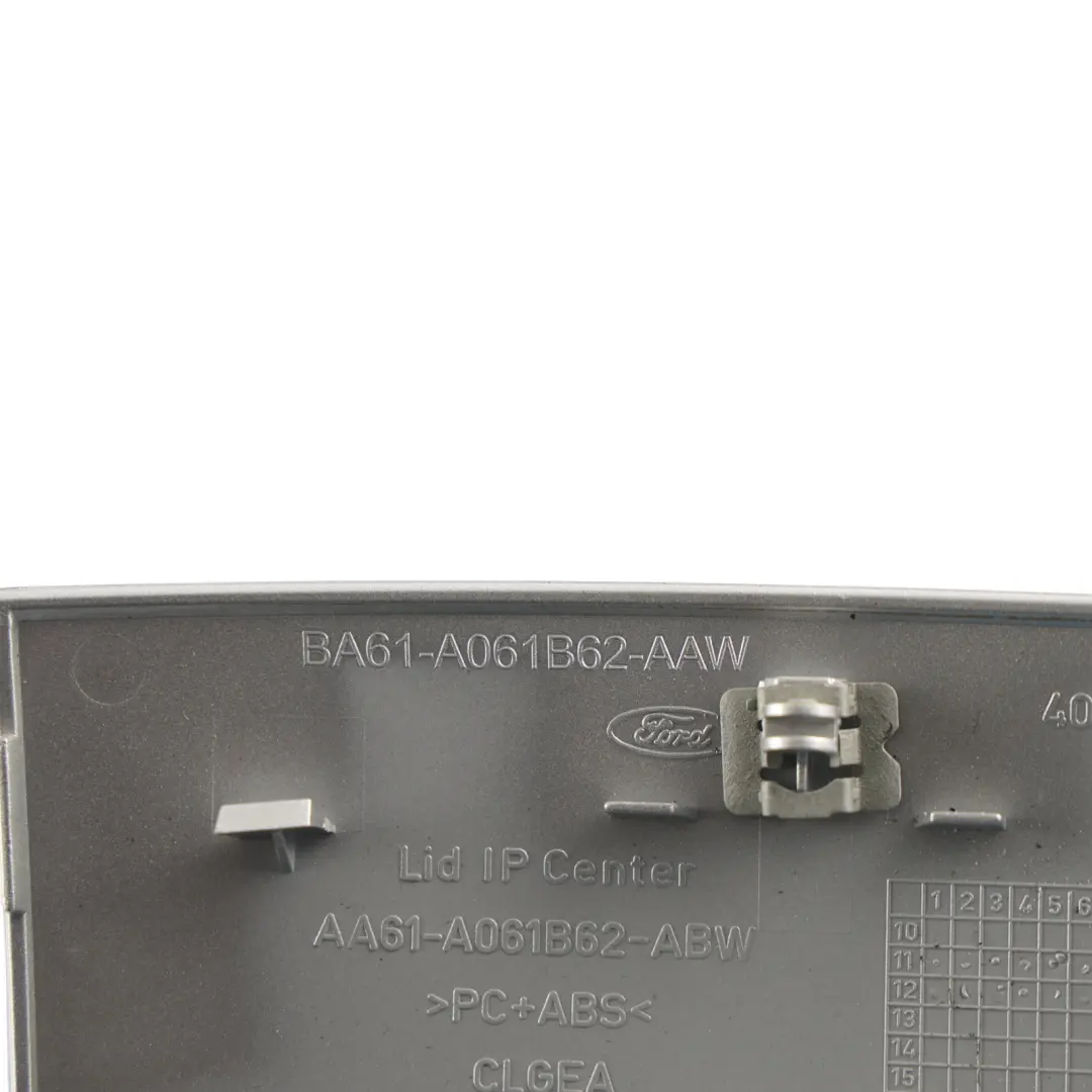 Dashboard Front Center Lid Trim Cover Panel to Ford Fiesta Mk7 with Part number BA61-A061B62-AAW Ford Fiesta Mk7 Dashboard Front Center Lid Trim Cover Panel - SKU BA61-A061B62-AAW - Part number BA61-A061B62-AAW