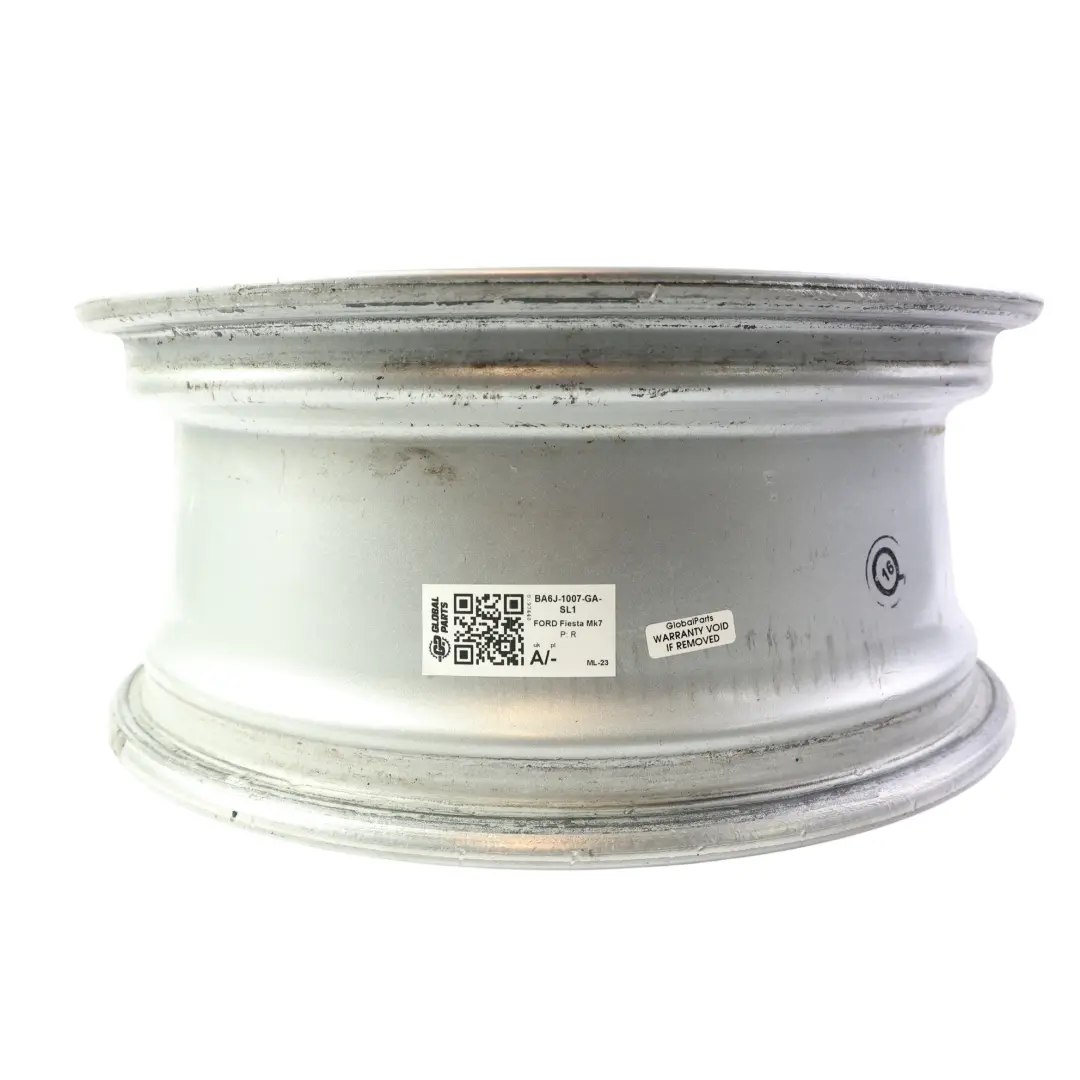 Alloy Rim 15" 6J ET:47.5 to Ford Fiesta Mk7 Silver Wheel with Part number BA6J-1007-GA Ford Fiesta Mk7 Silver Wheel Alloy Rim 15" 6J ET:47.5 - SKU BA6J-1007-GA-SL1 - Part number BA6J-1007-GA