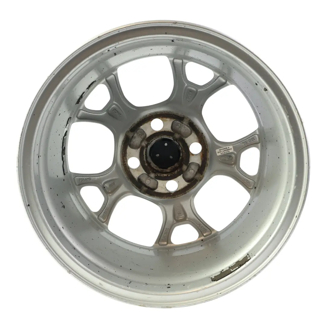 Ford Fiesta Mk7 Llanta De Aleación Plateada 15" 6J ET:47.5 - SKU BA6J-1007-GA-SL1 - Número de pieza BA6J-1007-GA