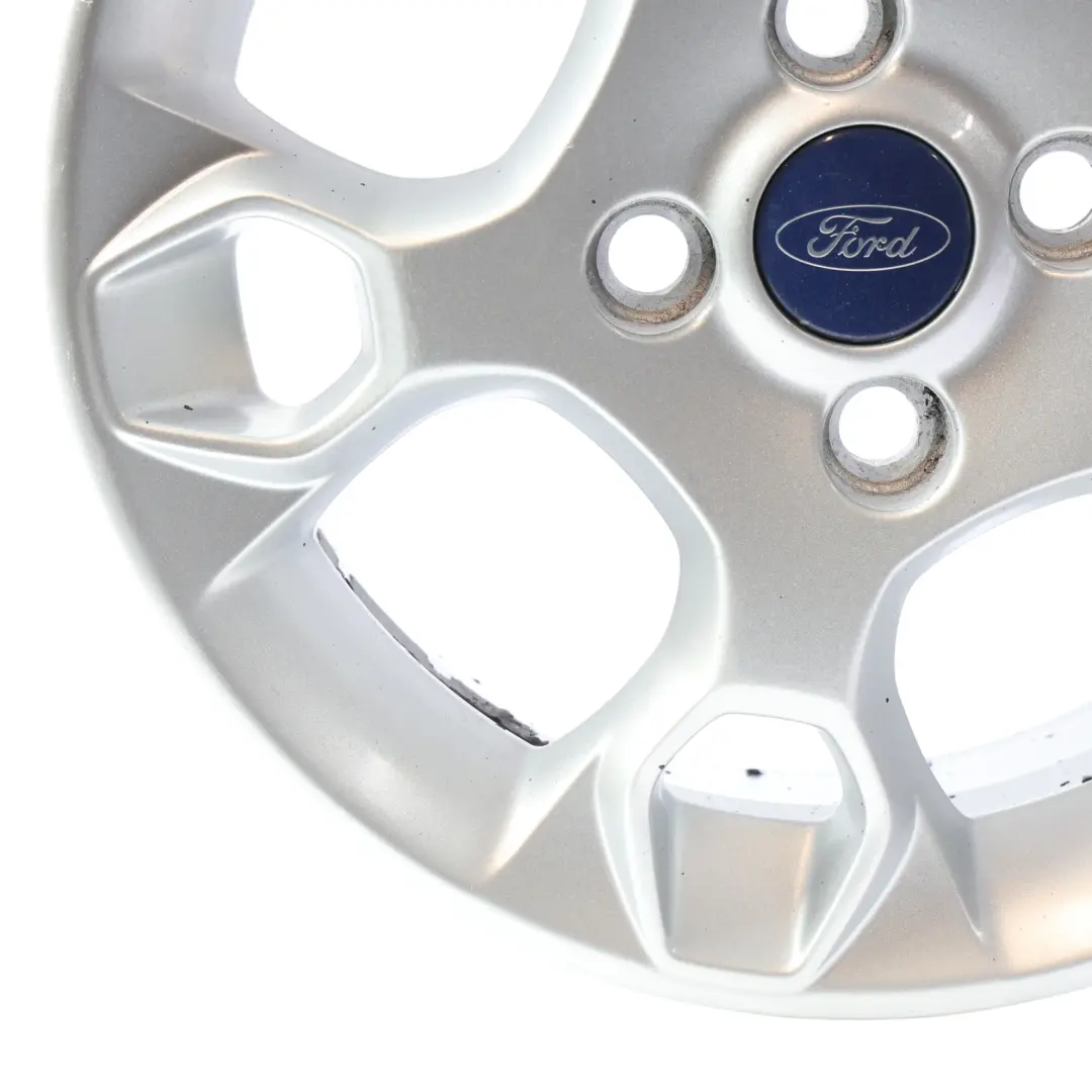 Ford Fiesta Mk7 Srebrna Felga Aluminiowa 15" 6J ET:47.5 - SKU BA6J-1007-GA-SL2 - Numer Części BA6J-1007-GA