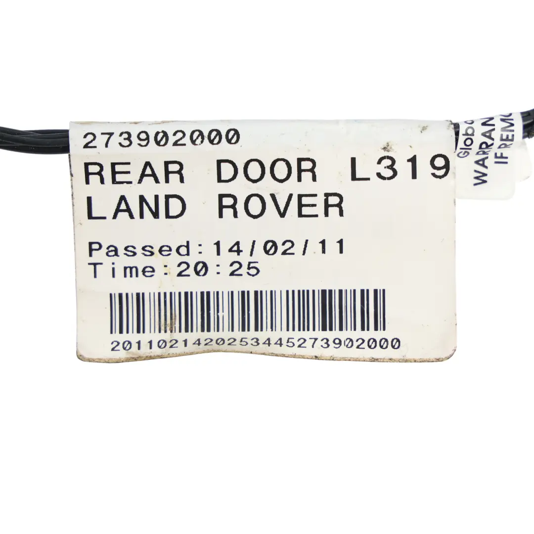 Land Rover Discovery 4 L319 Wiązka Przewodów Drzwi Tylna Lewa - SKU BH22-14633-DA - Numer Części BH22-14633-DA
